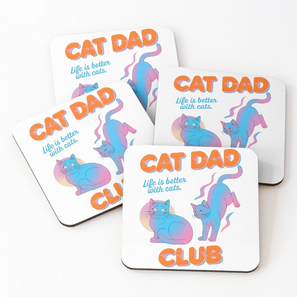 Item preview, Cat Dad Club Life is Better with Cats Father's Day Cat Dad designed and sold by BLZART.
