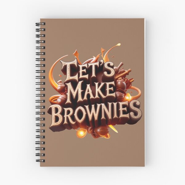Item preview, Lets Make Brownies Playful Baking Quote Design for Dessert Lovers and Cozy Kitchen Vibes designed and sold by zelvian.