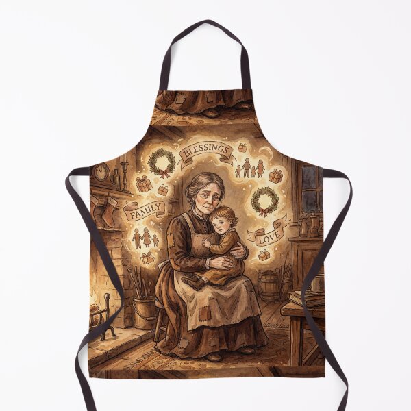 Item preview, Emily Cratchit from a Christmas Carol characters from Dickens series illustration watercolor art designed and sold by Vintage Designs +.