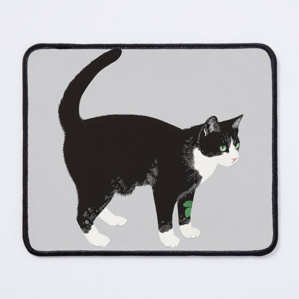 Item preview, Tuxedo Cat with leaves designed and sold by xiao xuans.
