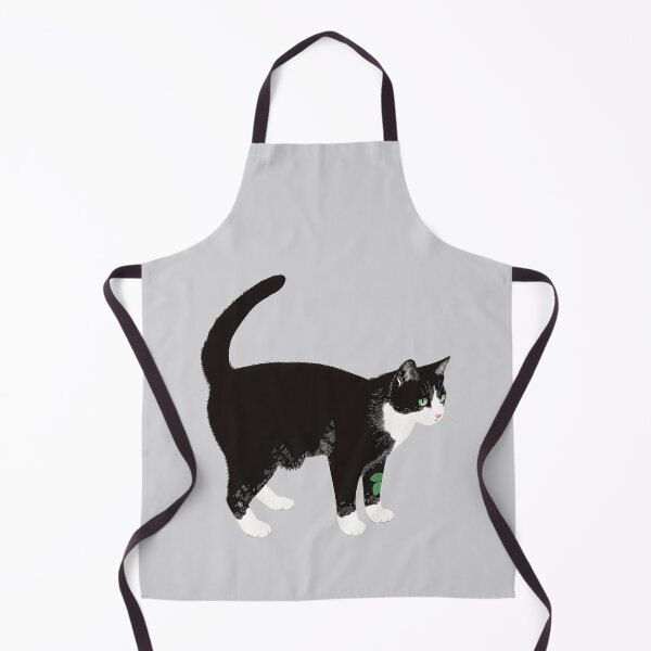 Item preview, Tuxedo Cat with leaves designed and sold by xiao xuans.