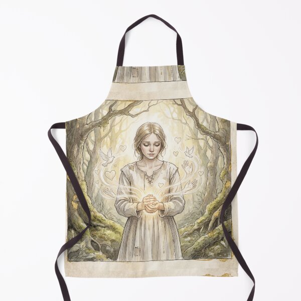 Item preview, Esther Summerson from Bleak House characters from Dickens series illustration watercolor art designed and sold by Vintage Designs +.