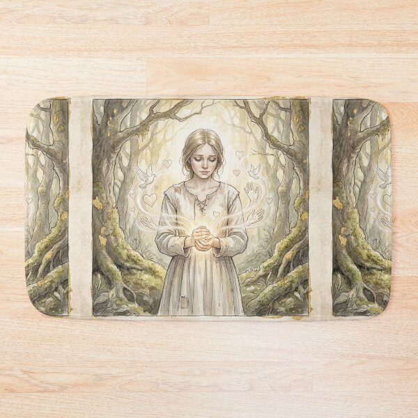Item preview, Esther Summerson from Bleak House characters from Dickens series illustration watercolor art designed and sold by Vintage Designs +.