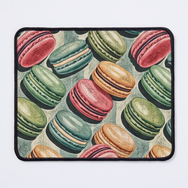 Item preview, Vintage French Macarons Pattern designed and sold by Hen-C-Art.