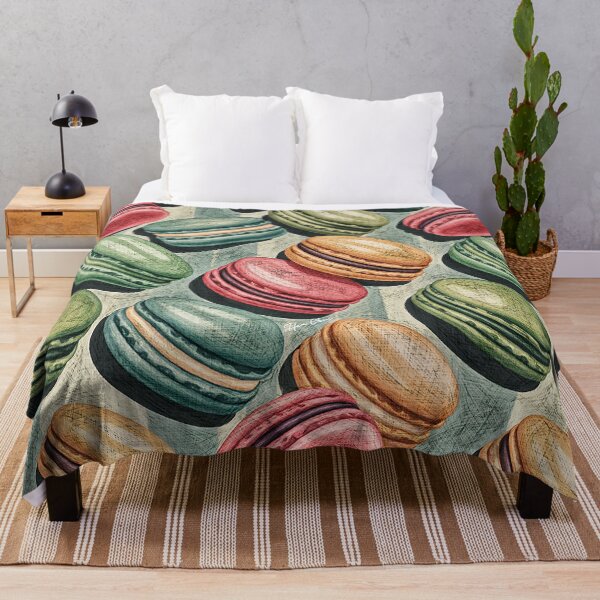 Item preview, Vintage French Macarons Pattern designed and sold by Hen-C-Art.