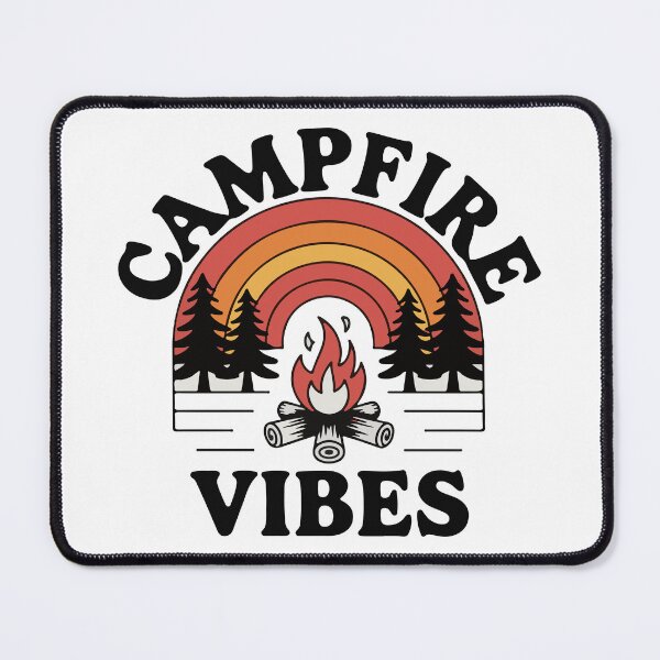Item preview, Campfire Vibes - Camping 70s Retro Sunset designed and sold by 101univers.