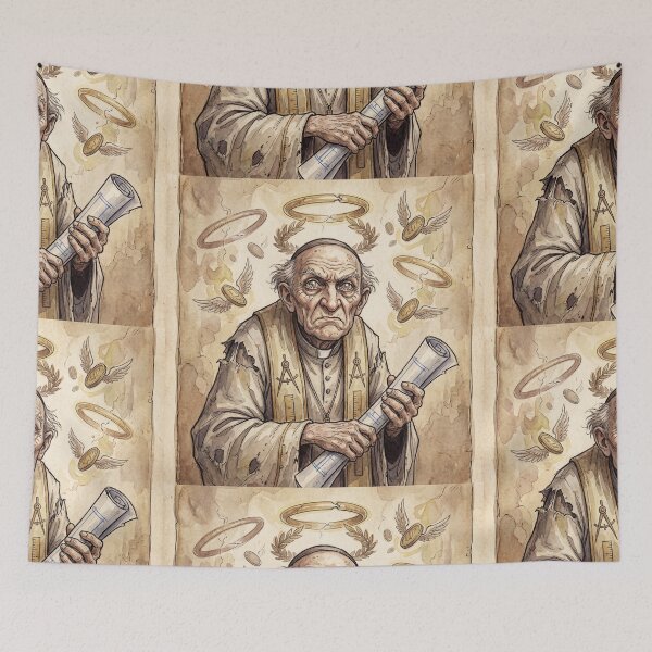 Item preview, Seth Pecksniff from Martin Chuzzlewit characters from Dickens series illustration watercolor art designed and sold by Vintage Designs +.