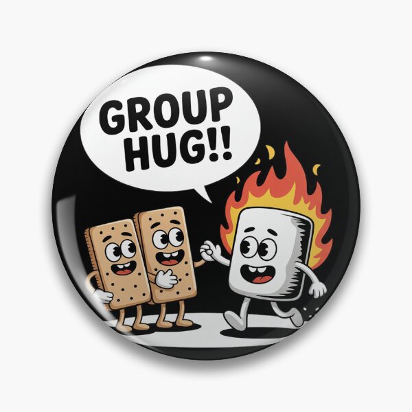 Item preview, Group Hug Marshmallow Campfire Smores Funny Camping 4  designed and sold by VerseFarm.
