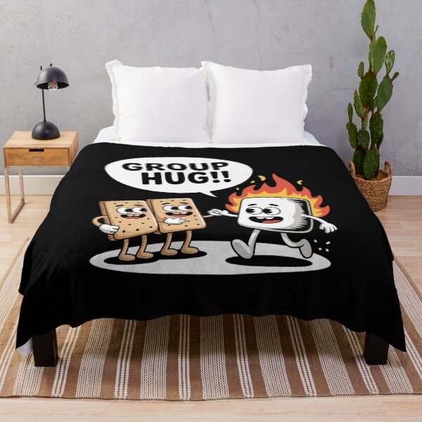 Item preview, Group Hug Marshmallow Campfire Smores Funny Camping 4 designed and sold by VerseFarm.