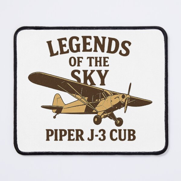Item preview, Legends of the Sky – Piper J-3 Cub Vintage Aviation Art designed and sold by NewPressPrint.