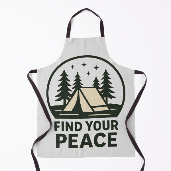 Item preview, Find Your Peace Camping T-Shirt | Nature Outdoor Minimal Tee designed and sold by KDesignCrafts.