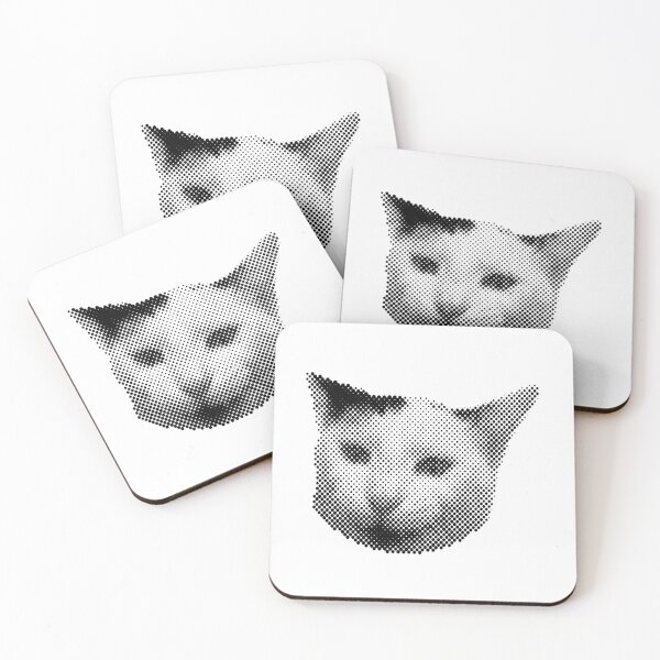 Item preview, halftone cat designed and sold by itswallcraft.