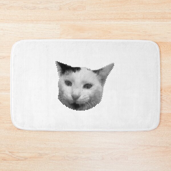 Item preview, halftone cat designed and sold by itswallcraft.