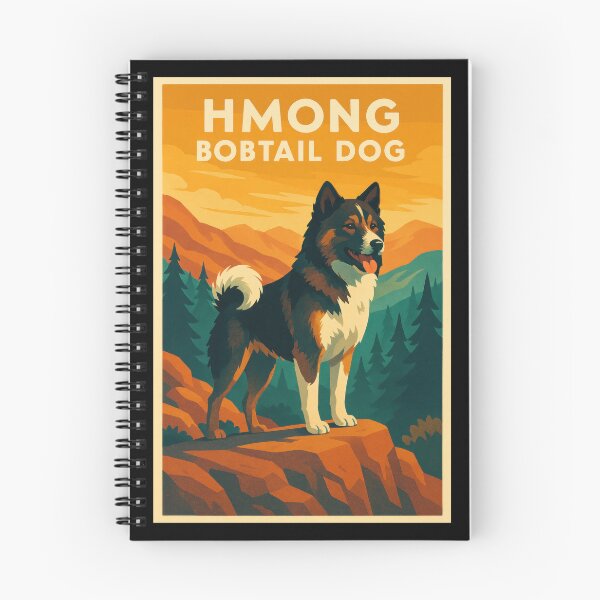 Item preview, Hmong Bobtail Dog Mountain Poster designed and sold by Flying Doggo.