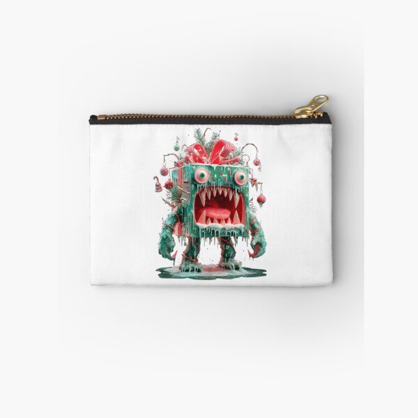 Item preview, Christmas Gift Box Monster Horror Art designed and sold by AlexLineArt.