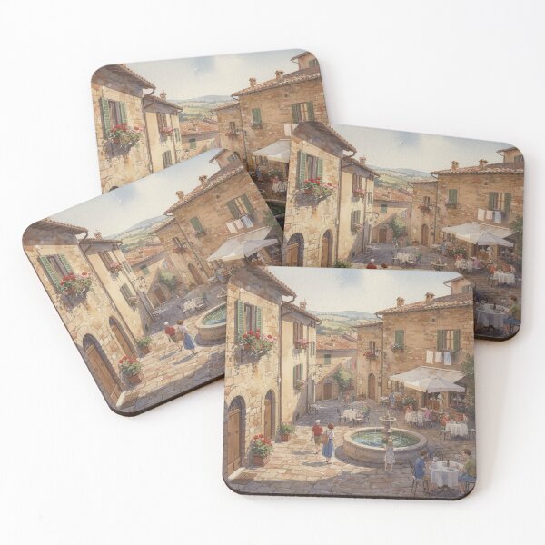 Item preview, Village square (Italy) designed and sold by jefboutique6150.