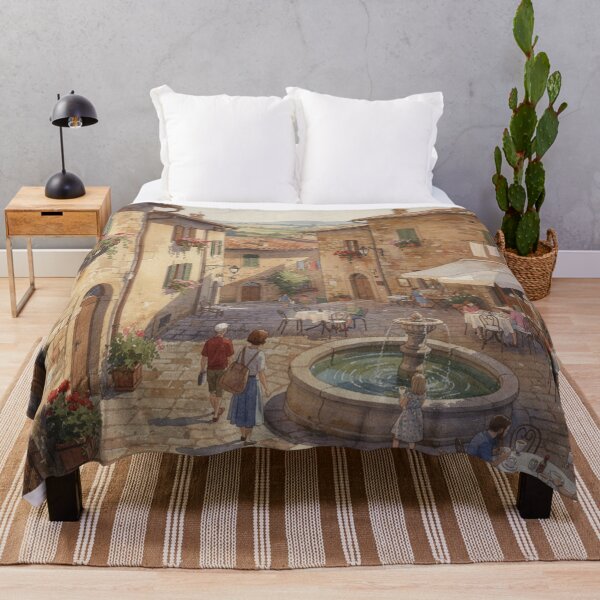 Item preview, Village square (Italy) designed and sold by jefboutique6150.