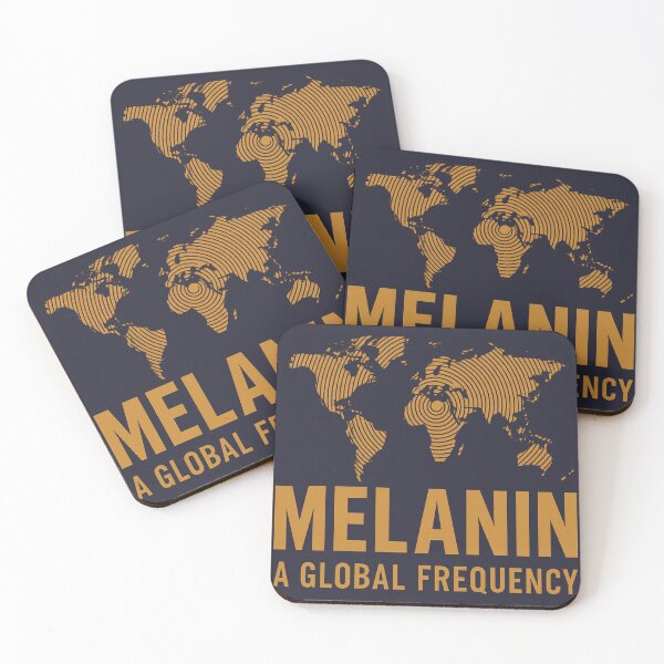 Item preview, Melanin: A Global Frequency – Afro Identity Minimalist Design designed and sold by The Melanic.