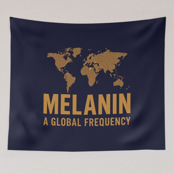 Item preview, Melanin: A Global Frequency – Afro Identity Minimalist Design designed and sold by The Melanic.