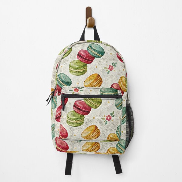 Item preview, Vintage French Macarons & Floral Pattern designed and sold by Hen-C-Art.