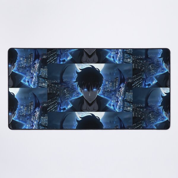 Item preview, hunter sung – Blue Aura Anime Illustration designed and sold by Hamiceis.