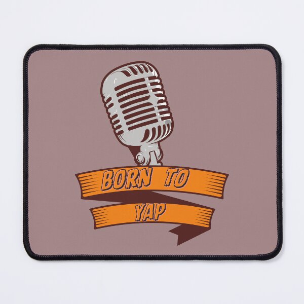Item preview, Born to Yap Sticker designed and sold by VirtualPalette.