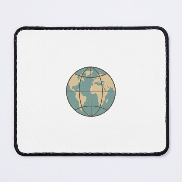 Item preview, Retro Globe Line Icon designed and sold by Le Grand Requin.
