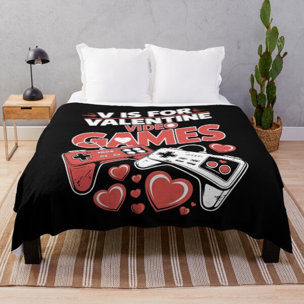 Item preview, V Is For Video Games Valentines Day designed and sold by SiegridOffical.