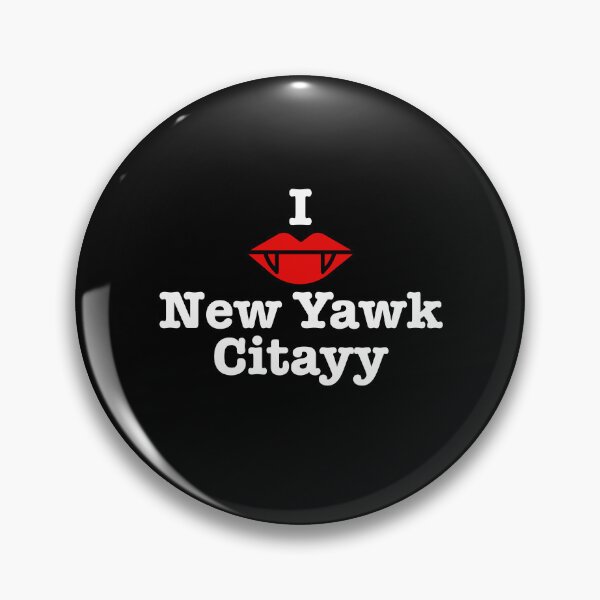 Item preview, I Heart New Yawk Citayy -  Lazlo What We Do in The Shadows, white type designed and sold by ABitOnTheSide.