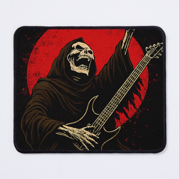 Item preview, Scream of the Stage – Grim Reaper Rockstar Design designed and sold by denip.