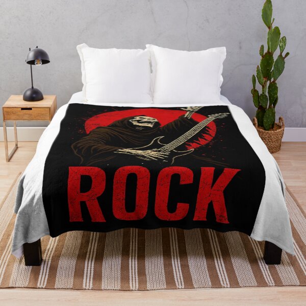 Item preview, Scream of the Stage – Grim Reaper Rockstar Design designed and sold by denip.
