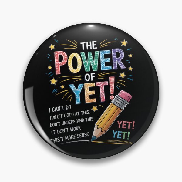 Item preview, Growth Mindset Teacher Kindness Power Of Yet Inspirational  designed and sold by RsFilsingerArt.