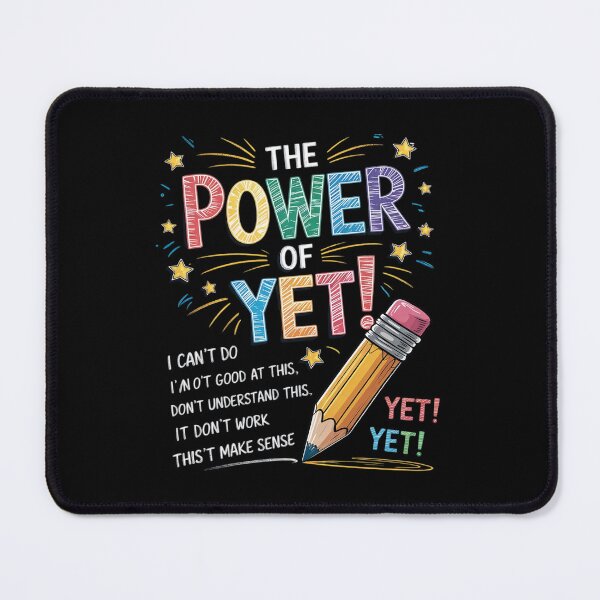 Item preview, Growth Mindset Teacher Kindness Power Of Yet Inspirational  designed and sold by RsFilsingerArt.