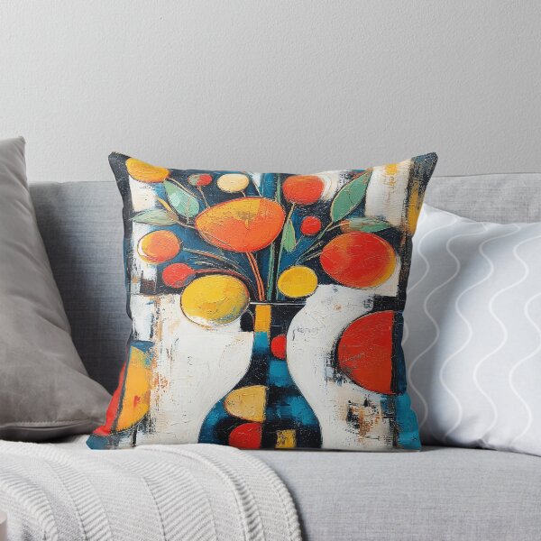 Item preview, Colorful Geometric Floral Vase designed and sold by lautir.
