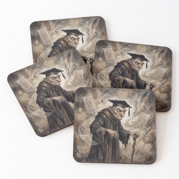 Item preview, Wackford Squeers from Nicholas Nickleby Characters from Dickens series illustration watercolor art designed and sold by Vintage Designs +.