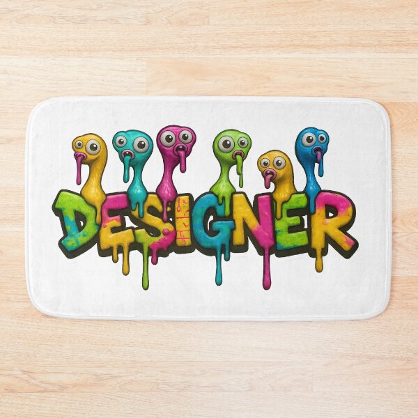 Item preview, Colorful Dripping Designer Typography Art designed and sold by Mastermind-Art.