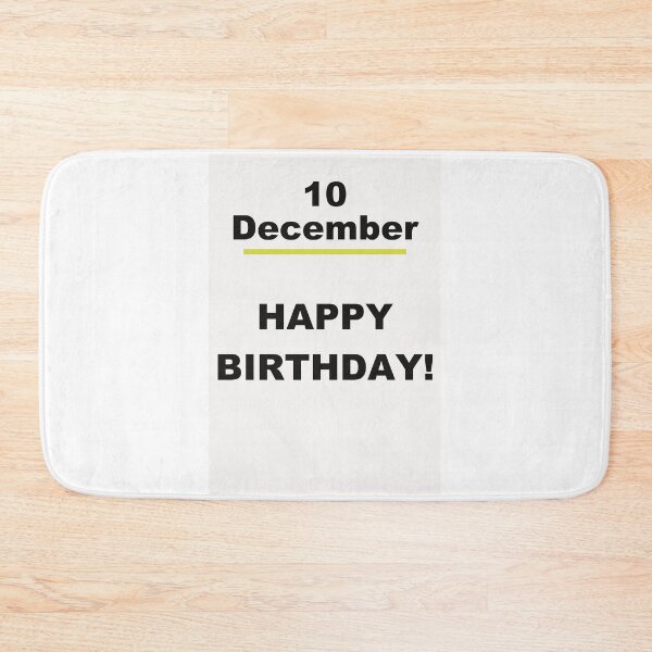 Item preview, Minimalist Happy Birthday Design — December 10 designed and sold by ariksworld.