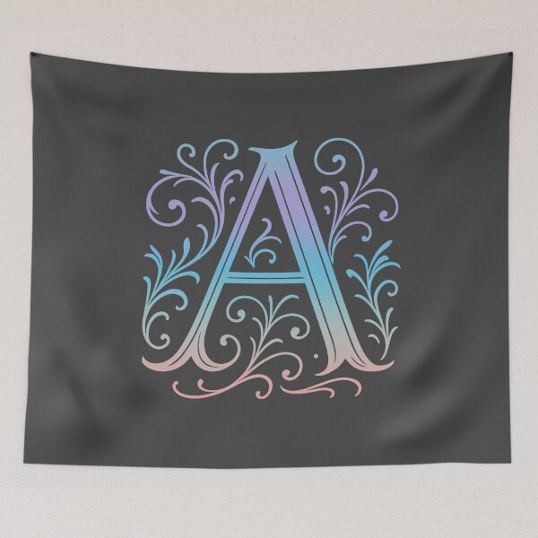 Item preview, Elegant Floral Letter A designed and sold by Captain-B.