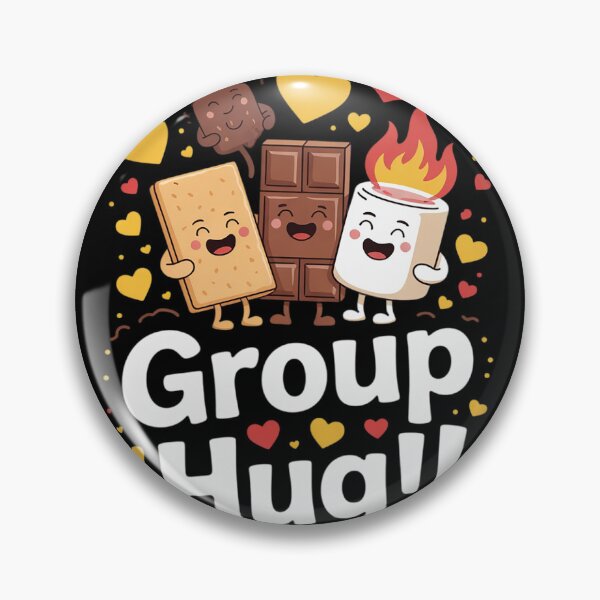 Item preview, Group Hug Marshmallow Campfire Smores Funny Camping 111  designed and sold by NailMolisa.