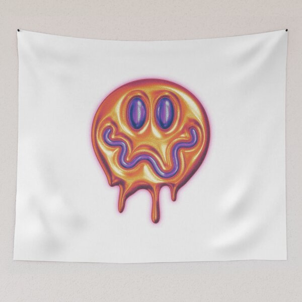 Item preview, y2k smiley face designed and sold by itswallcraft.
