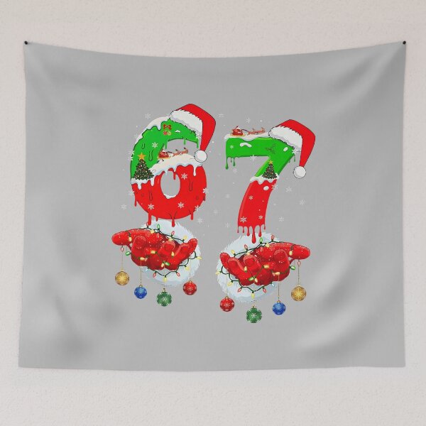 Item preview, Funny Six Seven 67 Meme 6 7 Christmas Santa Hand Boys designed and sold by mjohnson9.