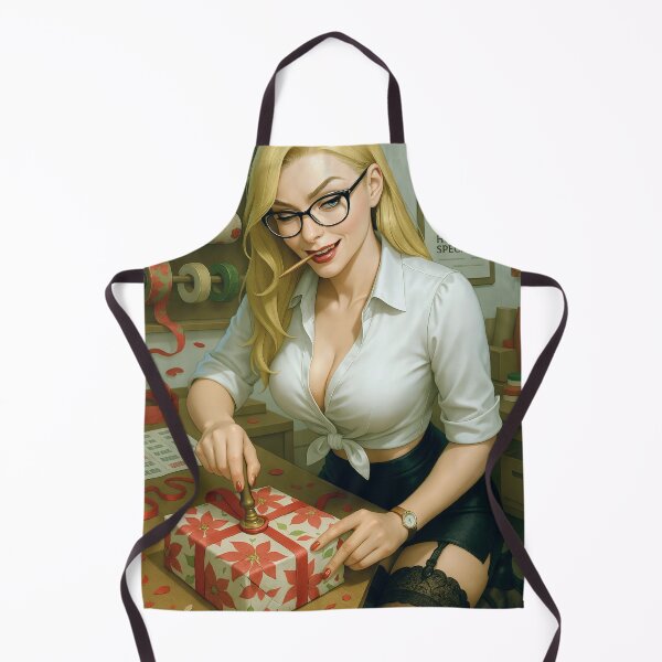 Item preview, Ilya wraps gift with poinsettia pattern designed and sold by CathryneDelamort.