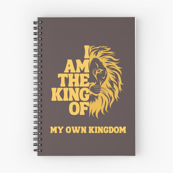 Item preview, I Am the King of My Own Kingdom T-Shirt – Lion Motivation Quote designed and sold by MUKUND FASHION DESIGN.