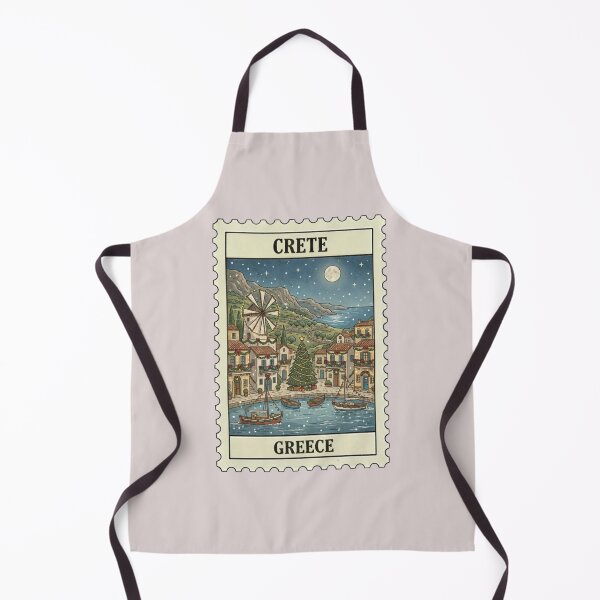 Item preview, Vintage Crete Greece Christmas Travel Stamp designed and sold by allaboutstamps.