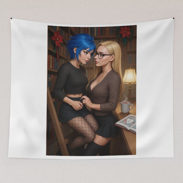 Item preview, Cipher x Ilya poinsettia library moment designed and sold by CathryneDelamort.