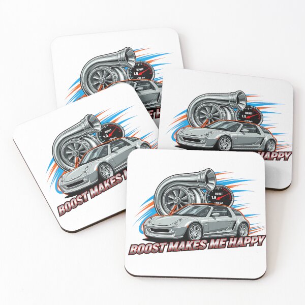 Item preview, Smart Roadster Turbo Boost Happy Car Enthusiast Tee designed and sold by Smart-Racer.