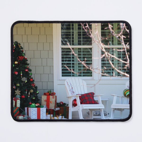 Item preview, Cozy Christmas Porch with Gifts designed and sold by Cynthia48.