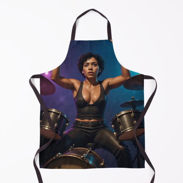 Item preview, Sarah drums with fierce energy designed and sold by CathryneDelamort.
