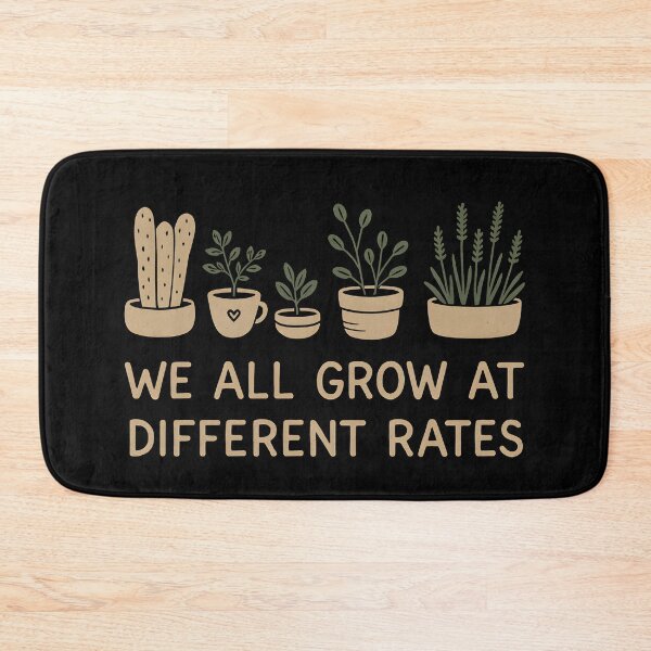 Item preview, We All Grow at Different Rates Back to School Teacher designed and sold by hemagamo.