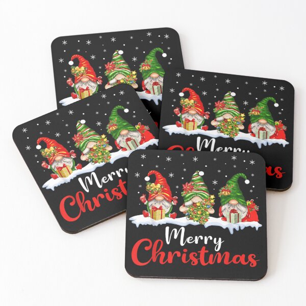 Item preview, Three Merry Christmas Gnomes With Presents Holiday Season Graphic Art designed and sold by EricCotanori.